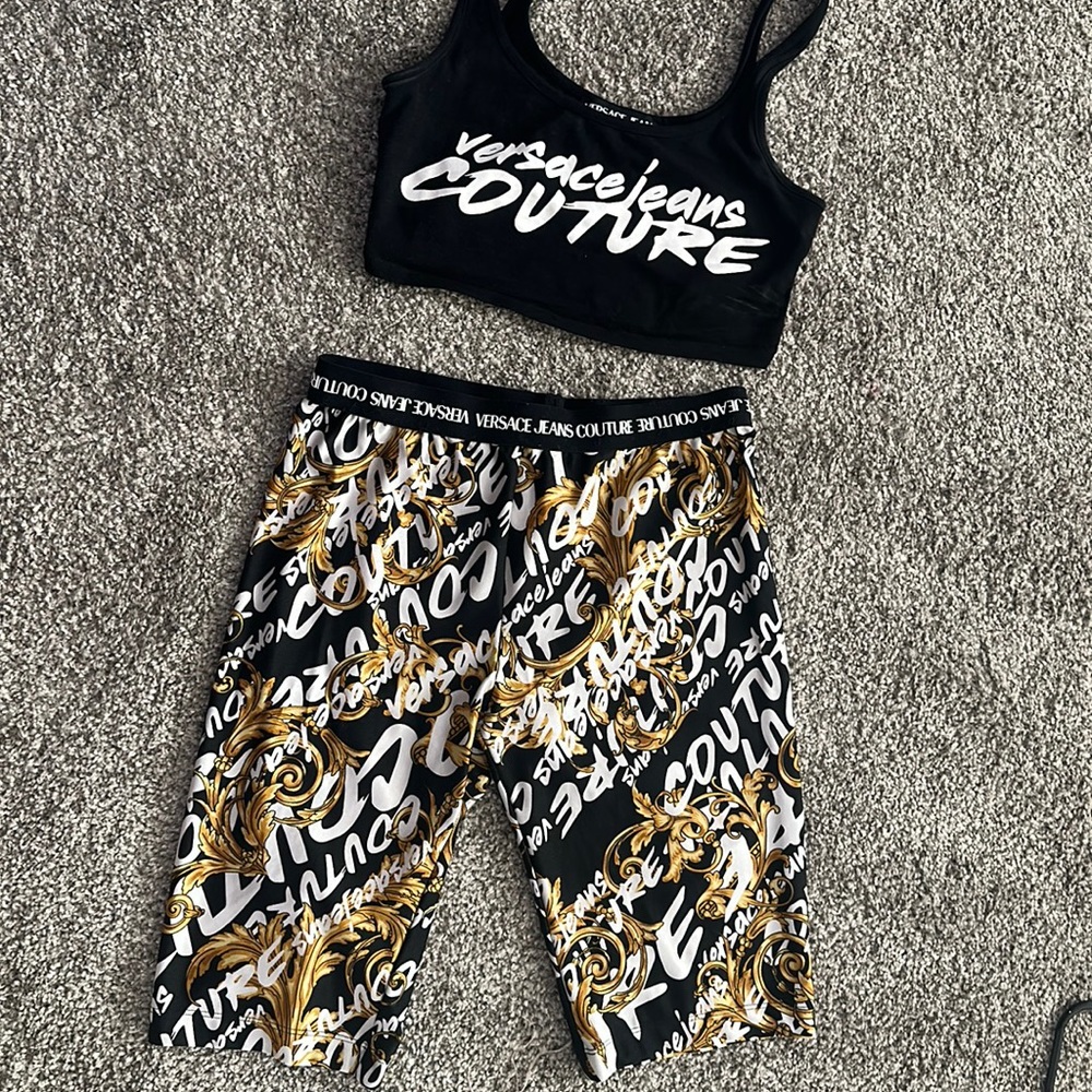 Versace couture hood condition worn once